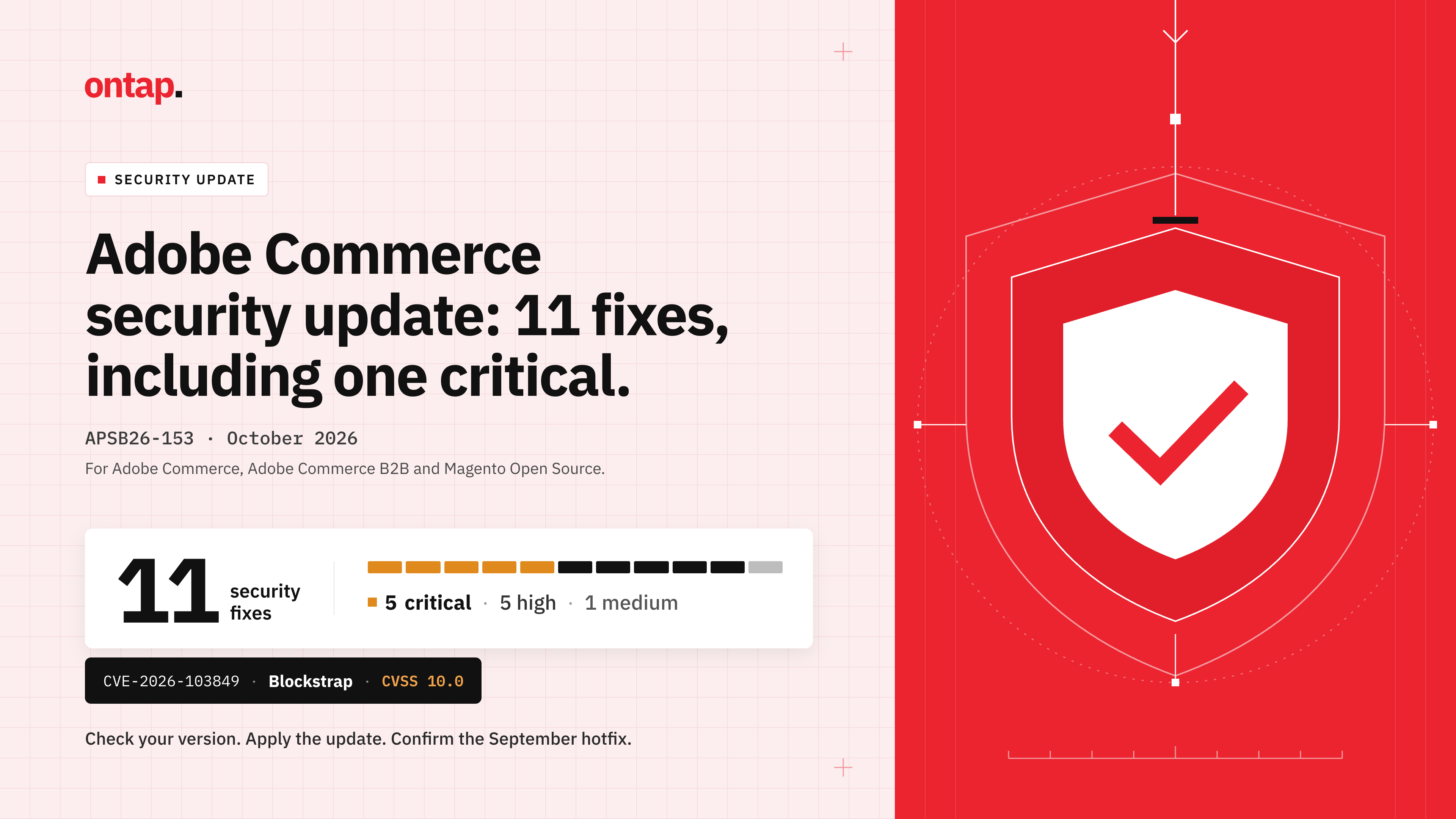 Magento security patch APSB26-153