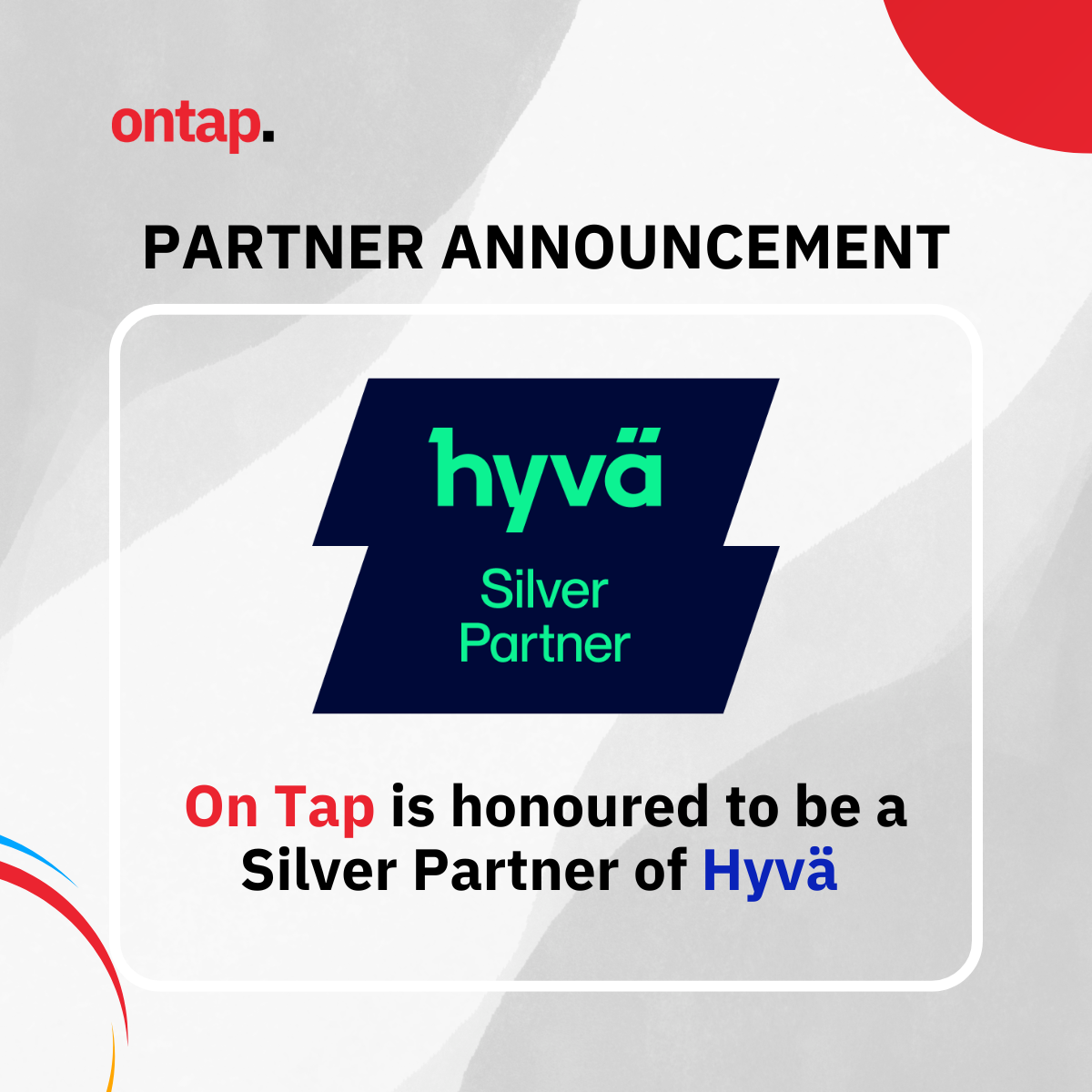 On Tap achieves Hyvä Silver Partner status