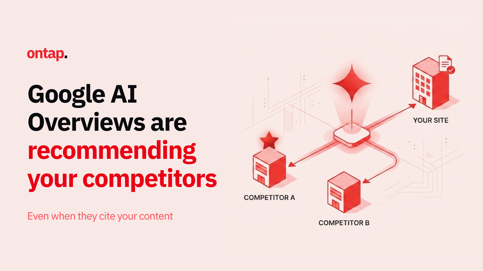 Google AI Overviews are recommending your competitors, even when they cite your content