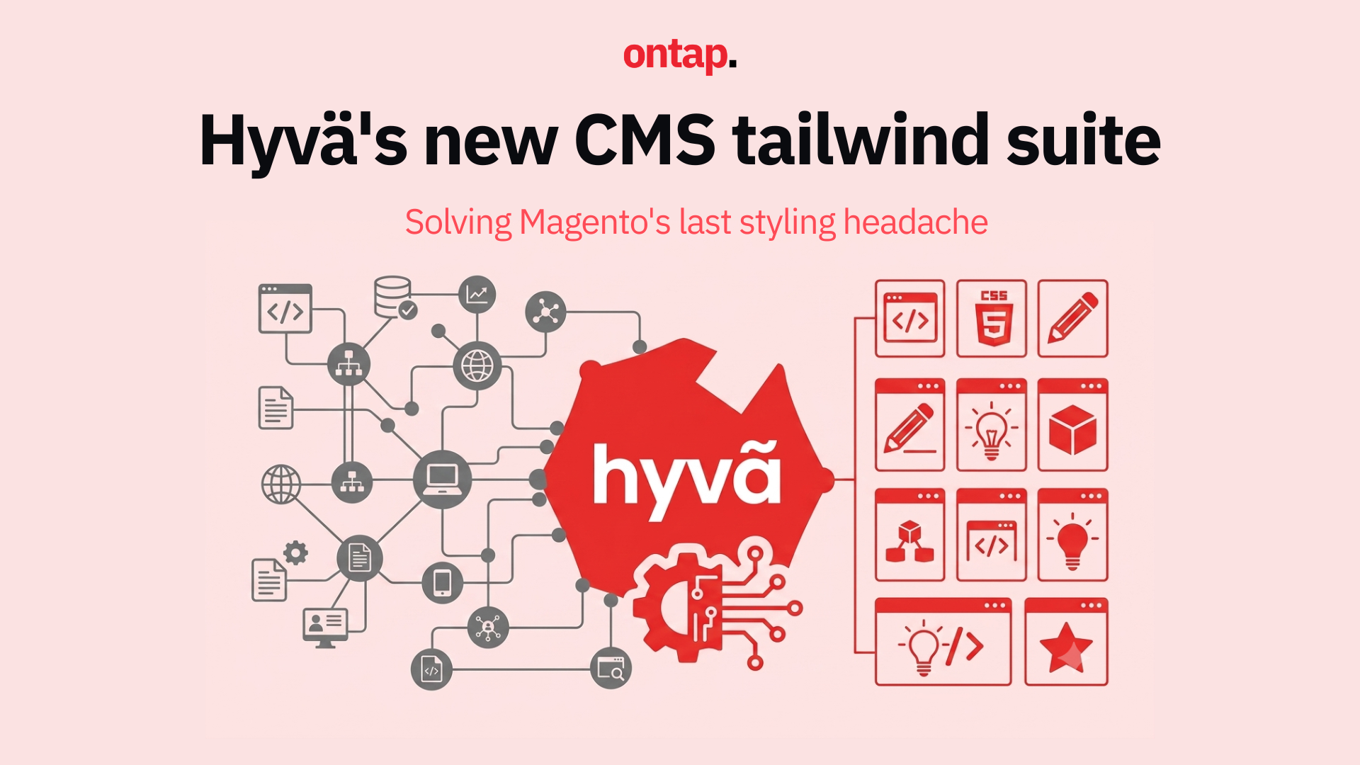 Hyv&auml;'s new CMS Tailwind suite: Solving Magento's last styling headache
