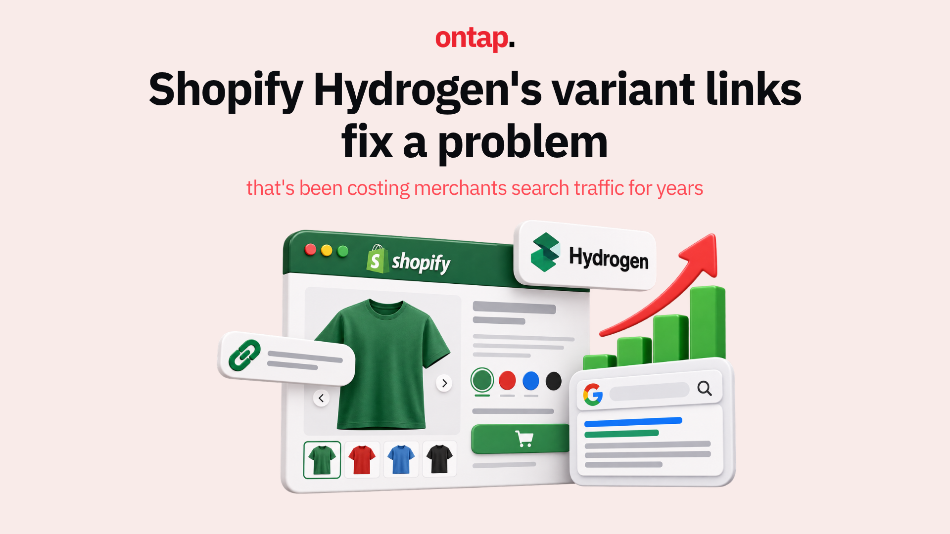 Shopify Hydrogen's variant links fix a problem that's been costing merchants search traffic for years