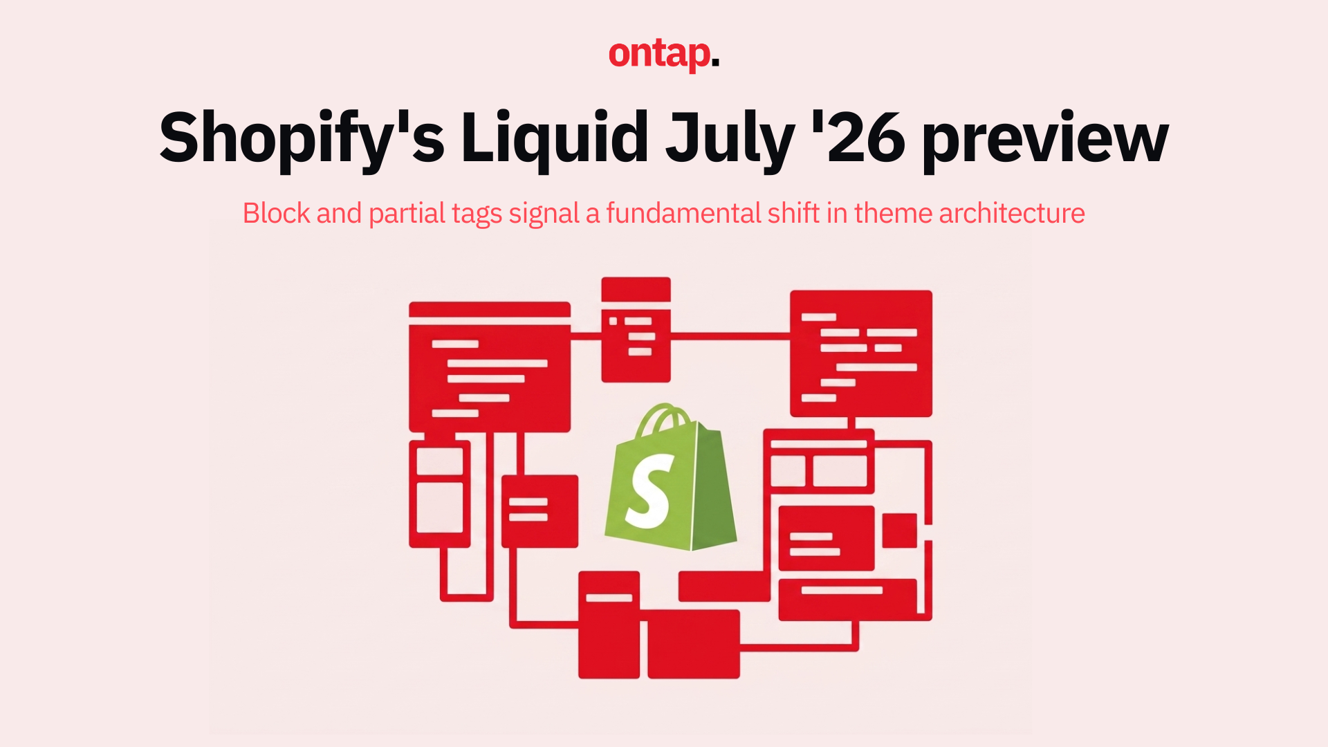 Shopify's Liquid July '26 preview: Block and partial tags signal a fundamental shift in theme architecture