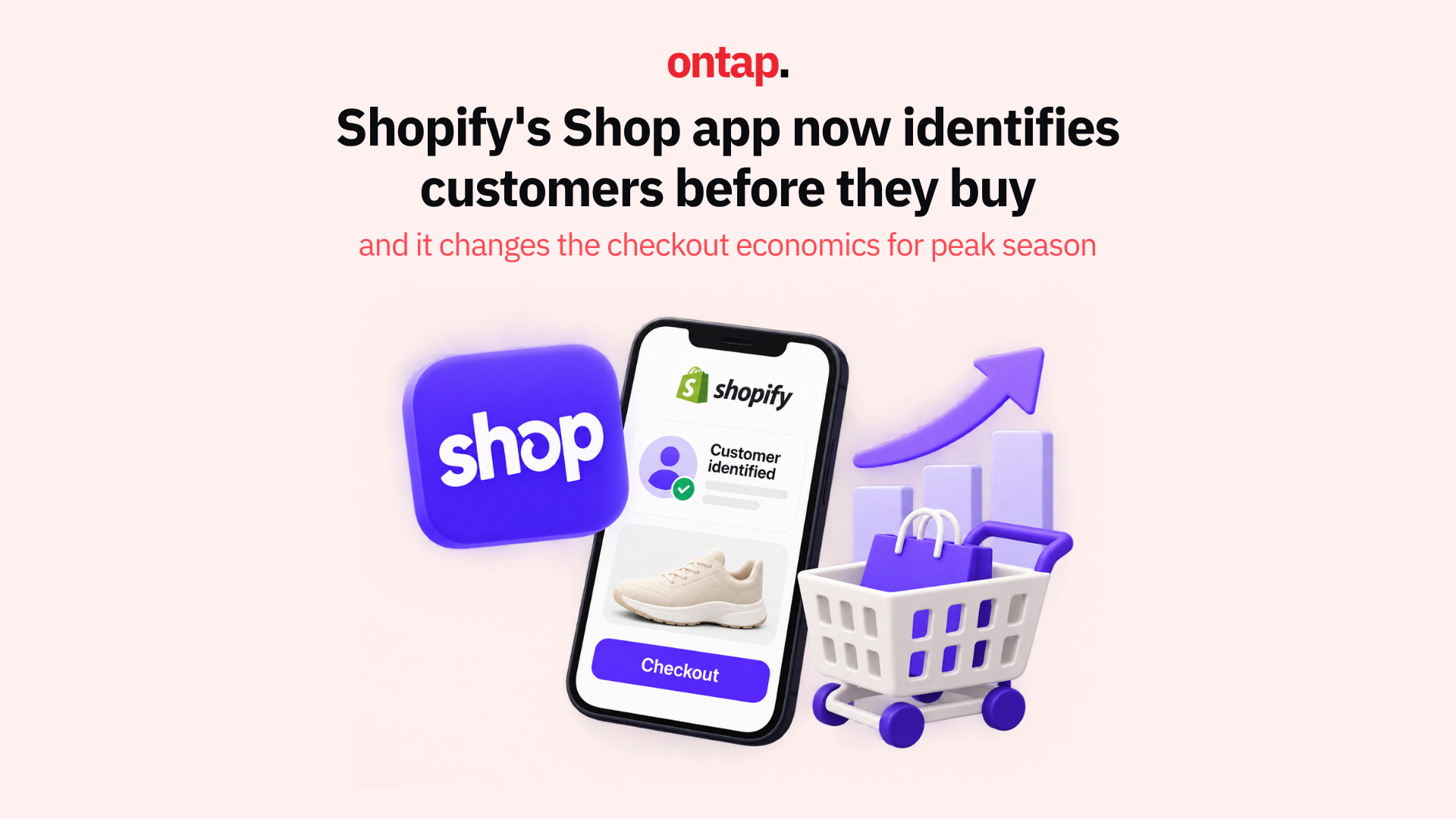 Shopify's Shop app now identifies customers before they buy, and it changes the checkout economics for peak season