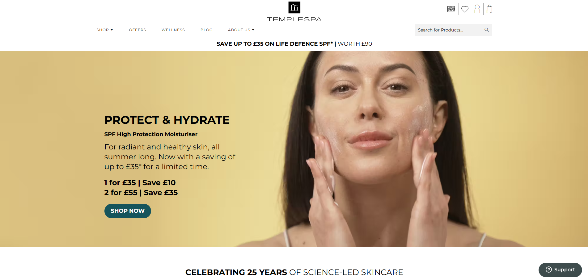 TEMPLESPA website