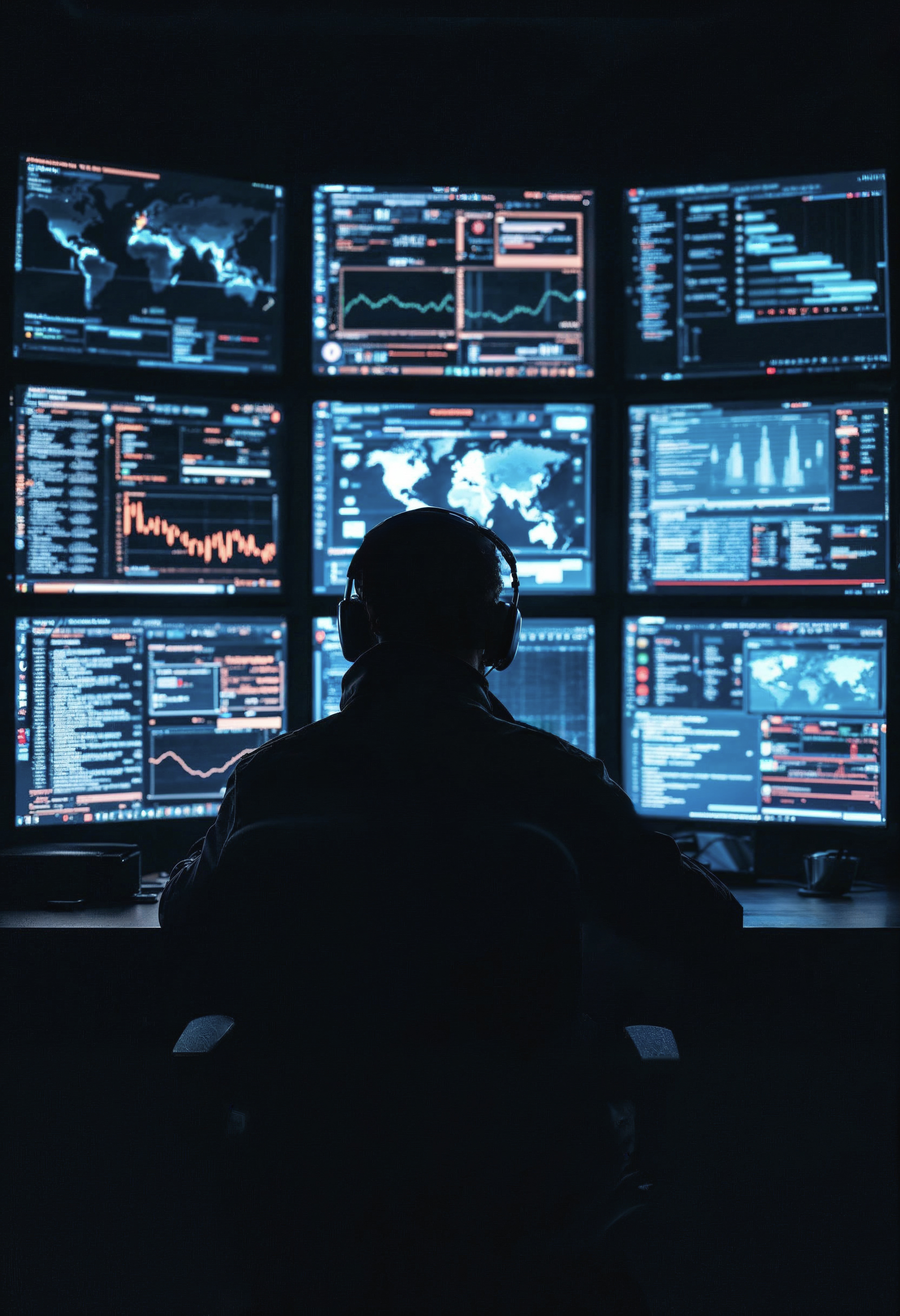 cybersecurity-expert-monitoring-data-multiple-screens